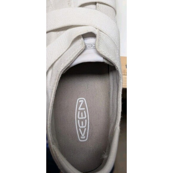 KEEN Elsa III Gore Womens Size 11 Off White Canvas Slip On Sneakers - Picture 9 of 10